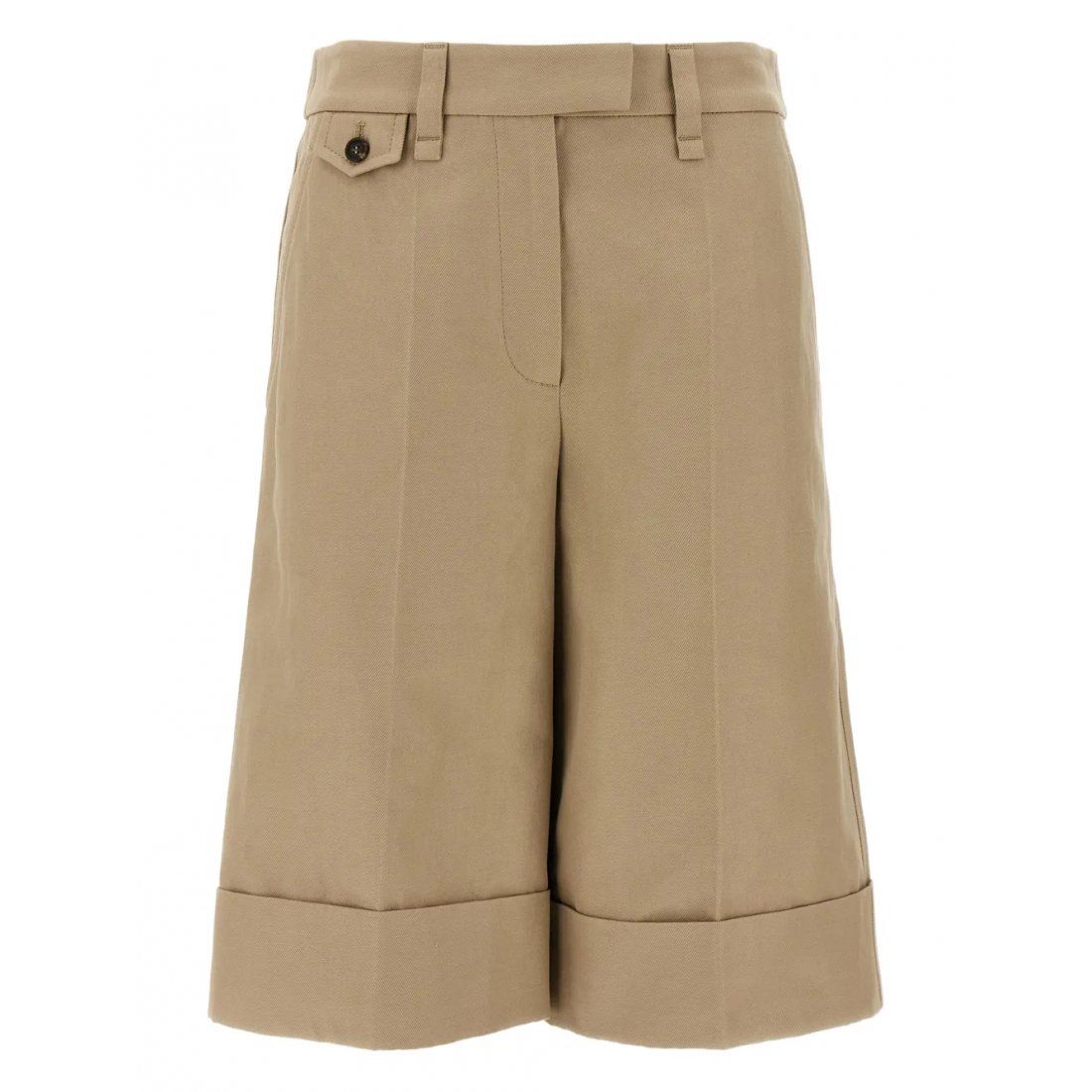 Brunello cucinelli - Short 'Turn-Up Tailored' pour Femmes