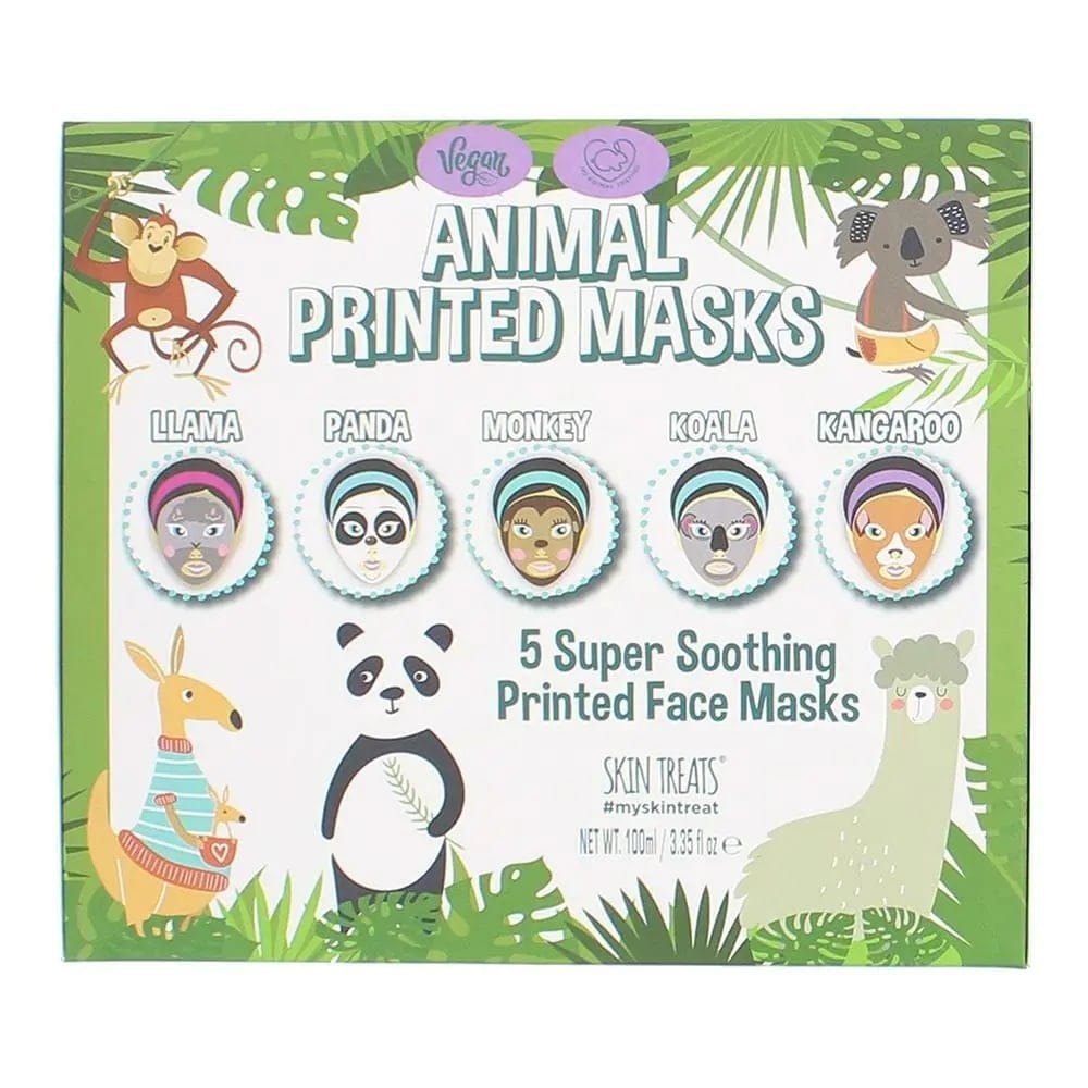 Skin treats - Set de masques 'Animal Printed' - 5 Pièces