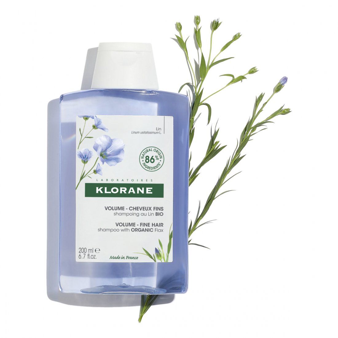 Klorane - Shampoing au Lin Bio - 200 ml