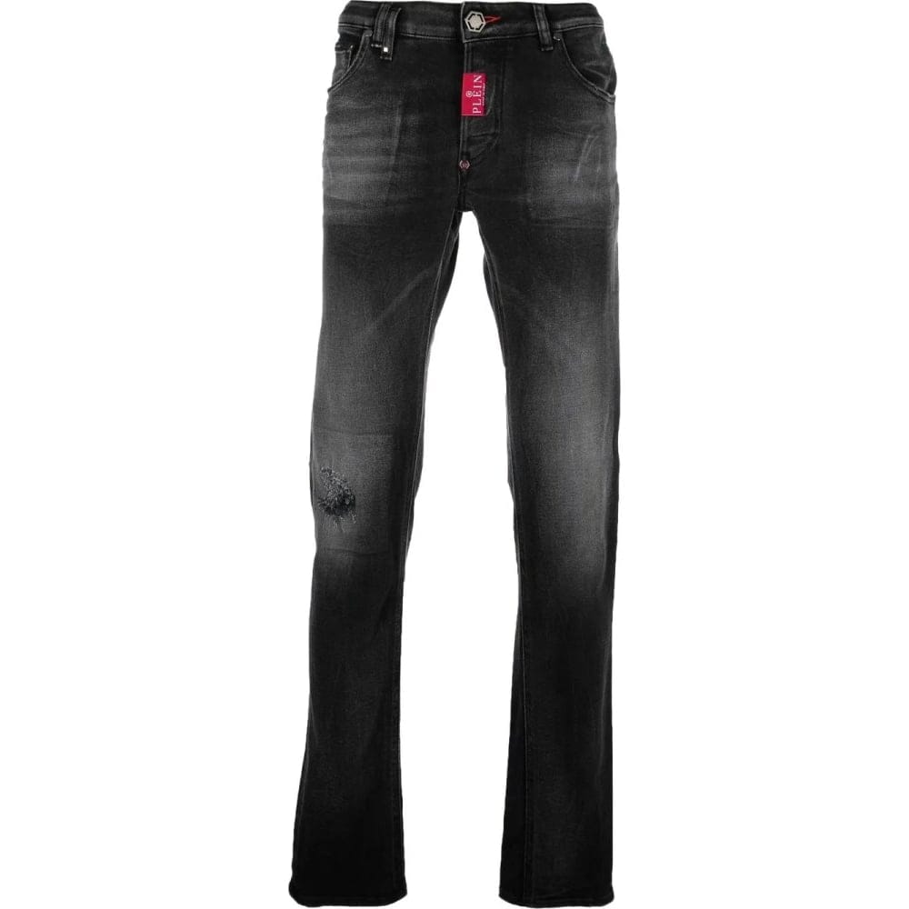 Philipp plein - Jeans 'Logo-Plaque Skinny-Cut' pour Hommes