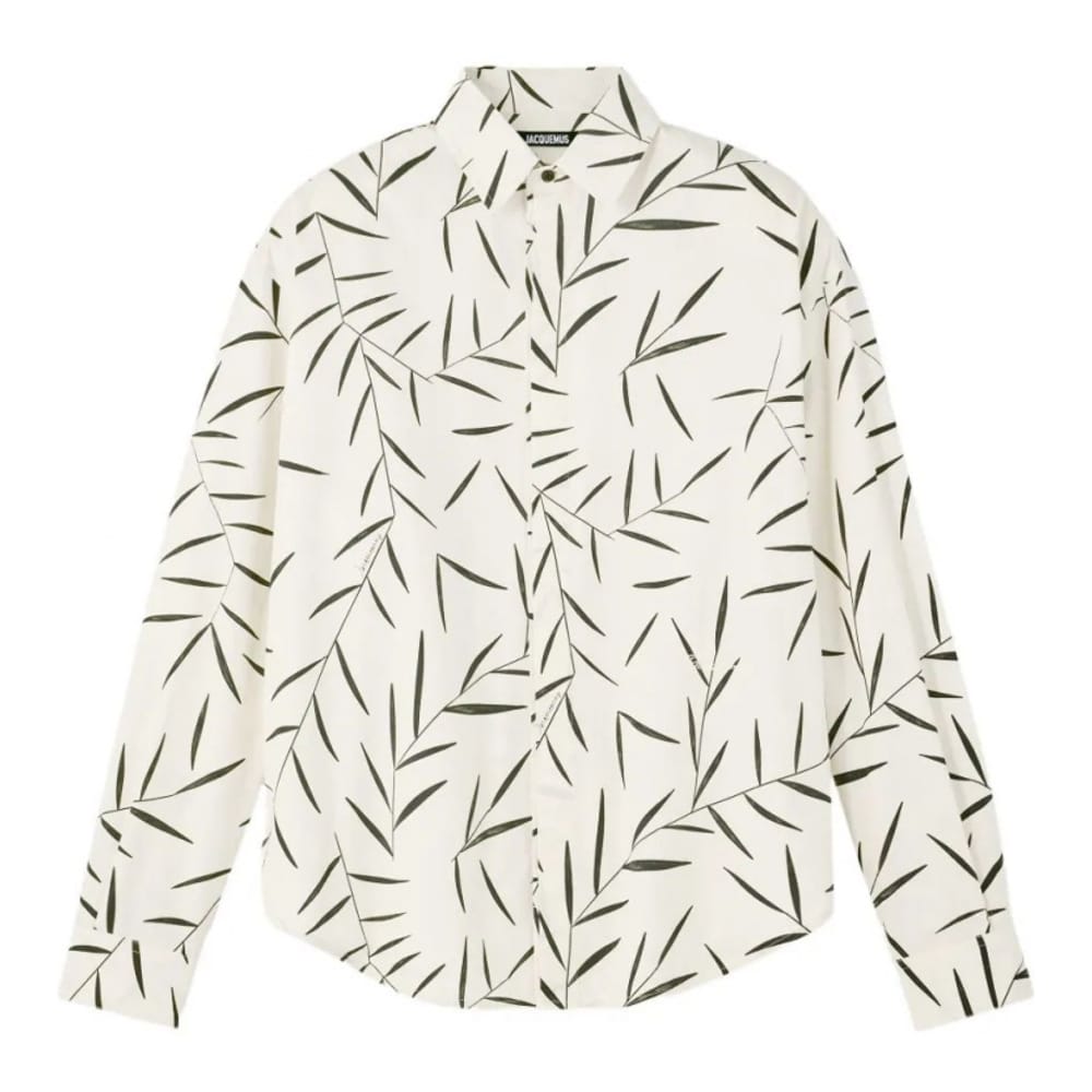 Jacquemus - Chemise 'Le Simon Ml Leaf-Print Button-Up' pour Hommes