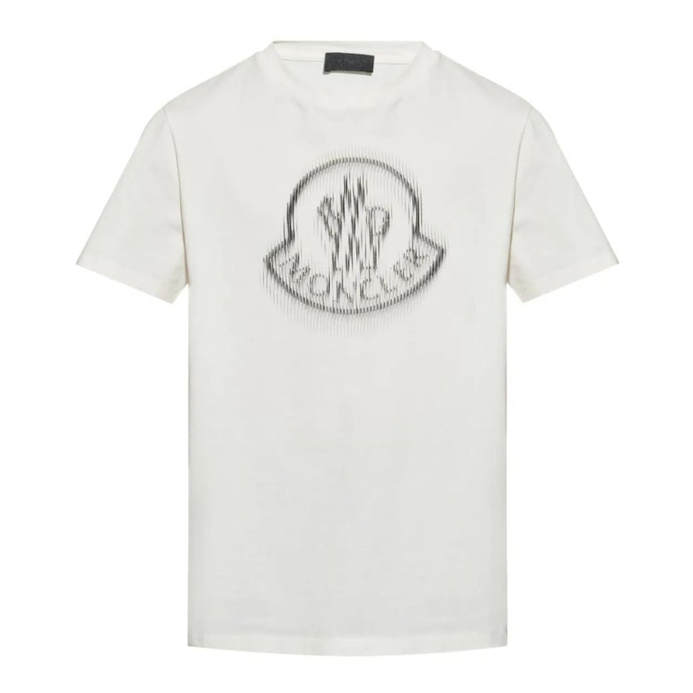 Moncler - T-shirt 'Blurred-Logo' pour Hommes