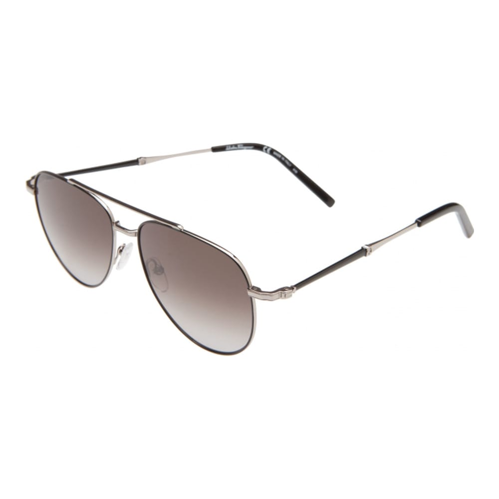 Ferragamo - 'Salvatore Ferragamo 58mm Aviator Sunglasses' pour Hommes
