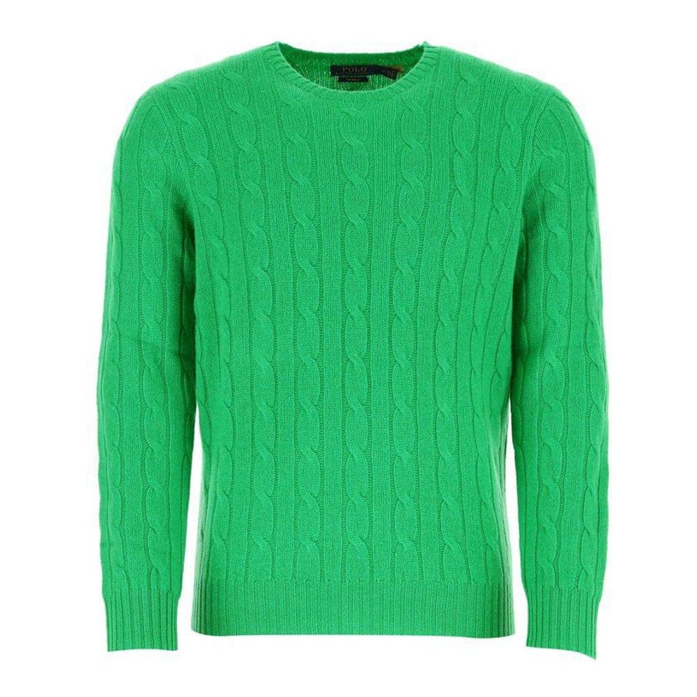 Polo ralph lauren - Pull en cachemire 'Cable Knitted Crewneck' pour Hommes