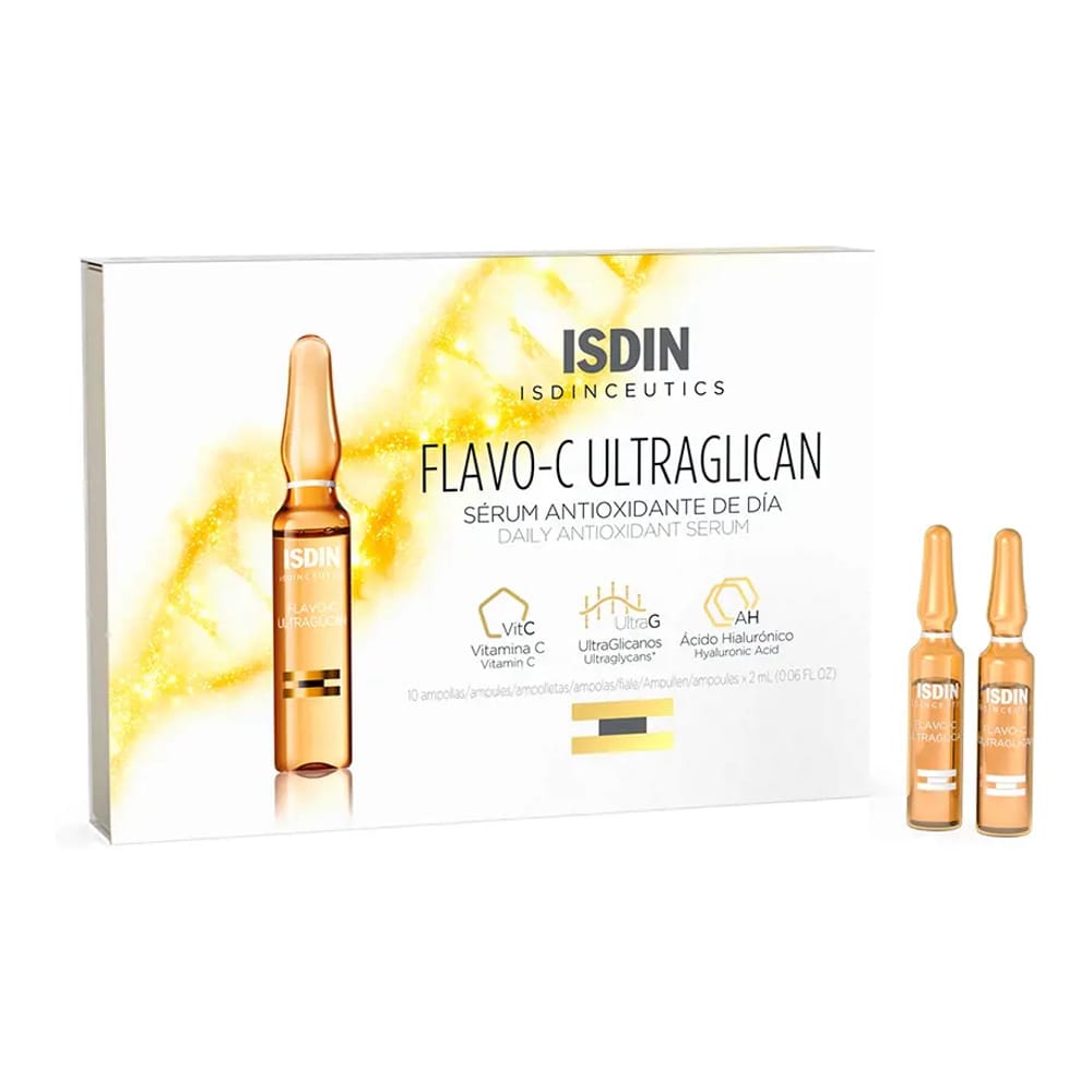 ISDIN - Sérum de jour 'Isdinceutics Flavo-C Ultraglican' - 10 Ampoules
