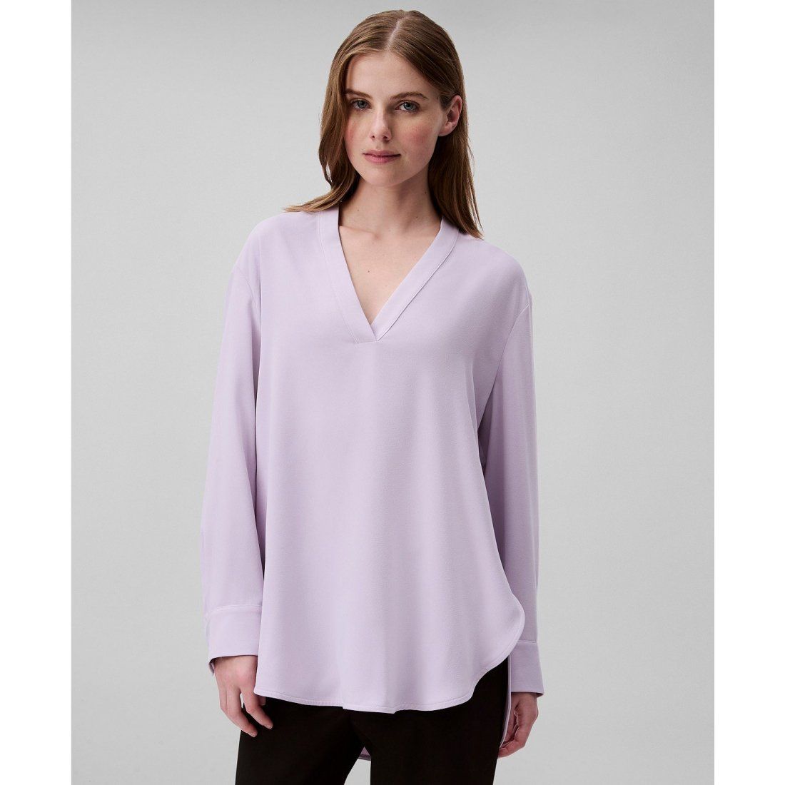Calvin klein - Femmes's 'Relaxed V-Neck Popover' Blouse