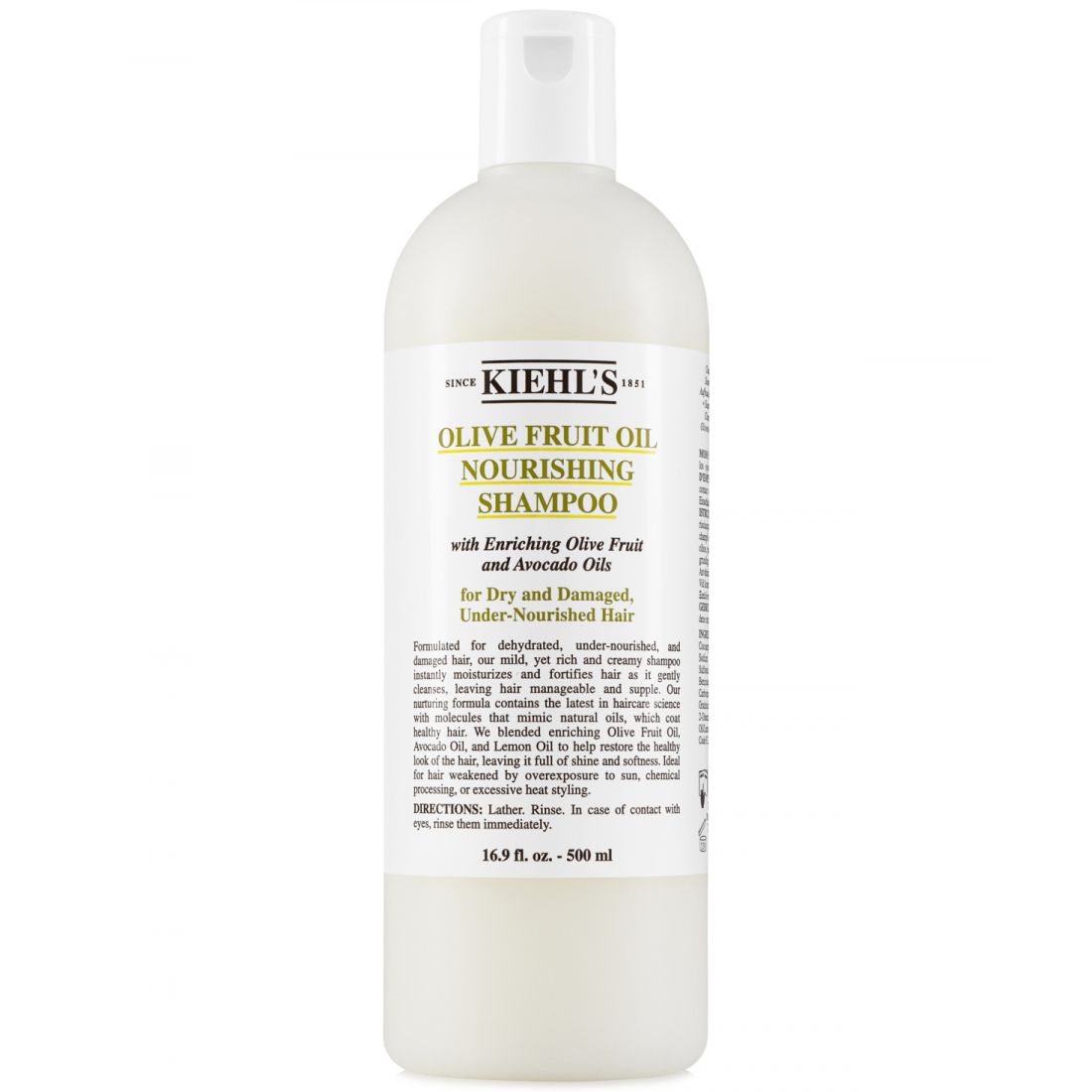 Kiehl's - Shampoing 'Nourishing Olive Fruit Oil' - 500 ml