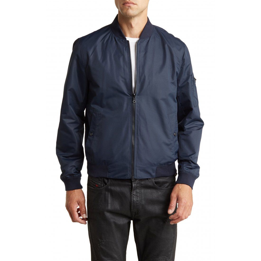 Michael kors - 'Alba Taslan Bomber Jacket' pour Hommes