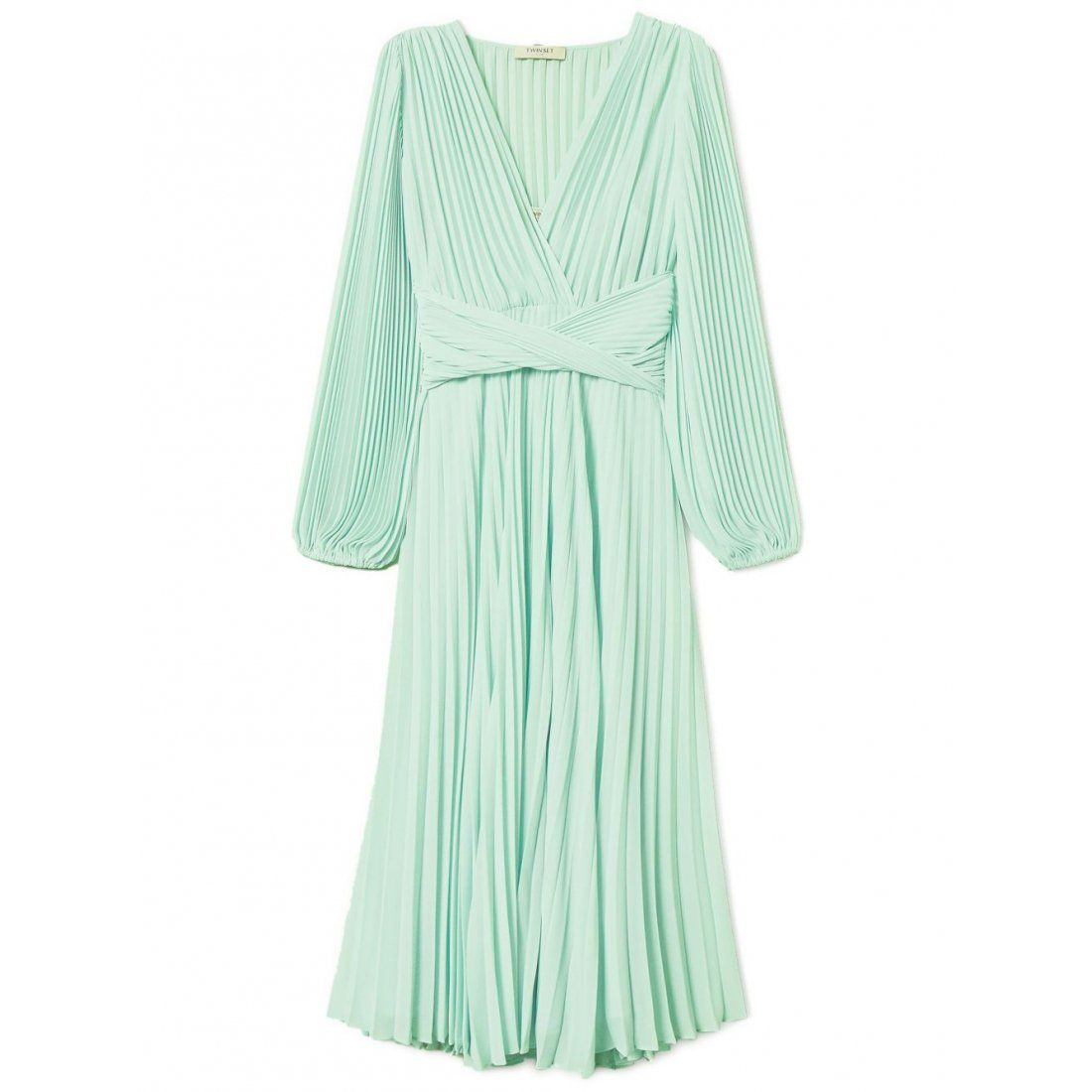 Twin set - Robe à manches longues 'Pleated' pour Femmes