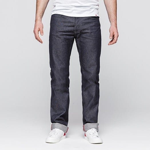 1083 - M's 101 Droit SuperDenim Bleu