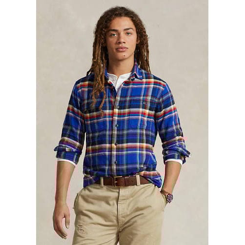 Polo ralph lauren - 'Classic Fit Plaid Twill Workshirt' pour Hommes