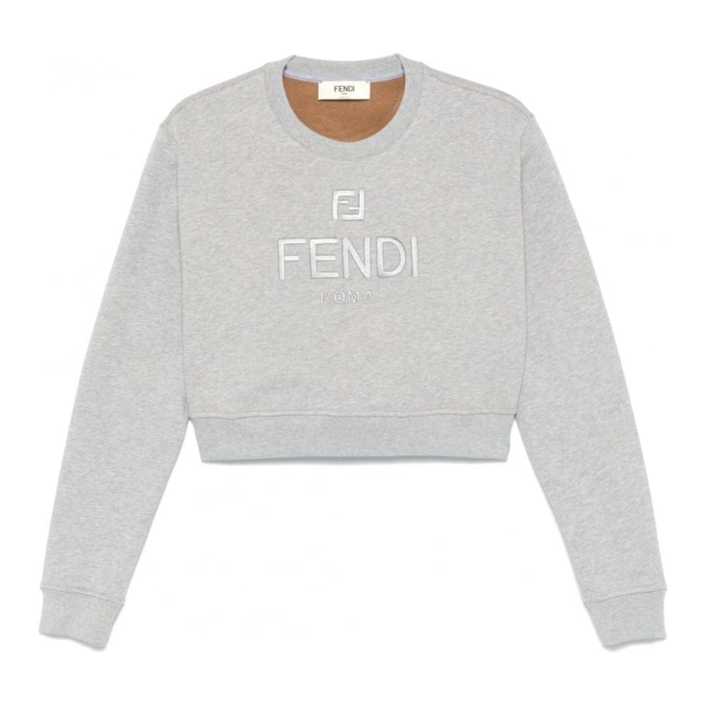 Fendi - Pull 'Logo-Embroidered' pour Femmes