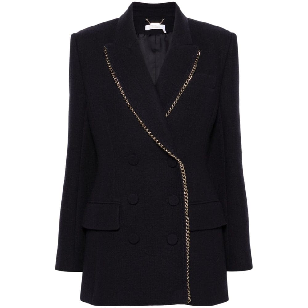 Chloé - Blazer 'Chain-Link Trim' pour Femmes