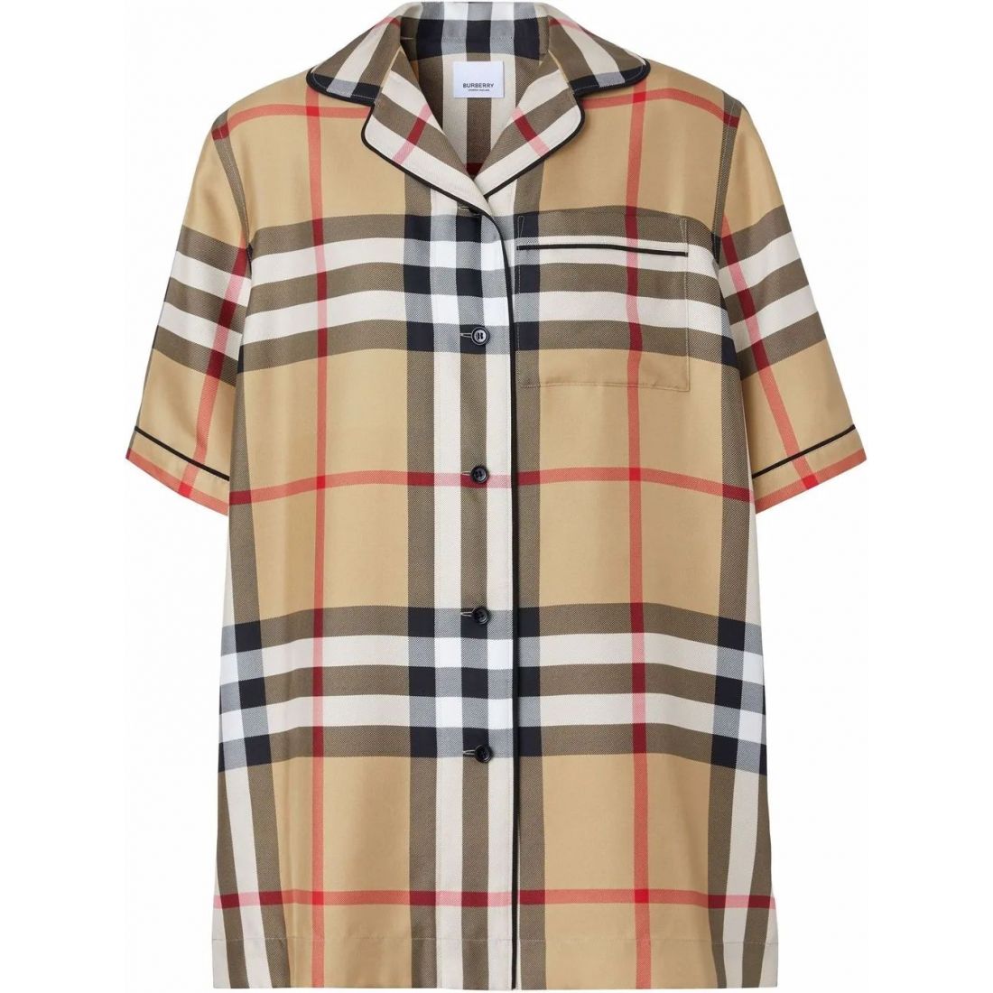 Burberry - Chemise de pyjama 'Vintage Check' pour Femmes