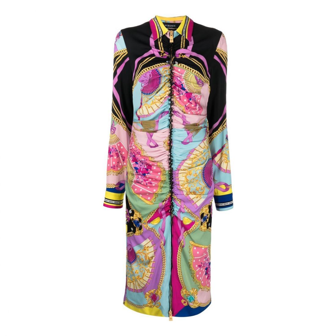 Versace - Robe chemise 'Ventagli' pour Femmes