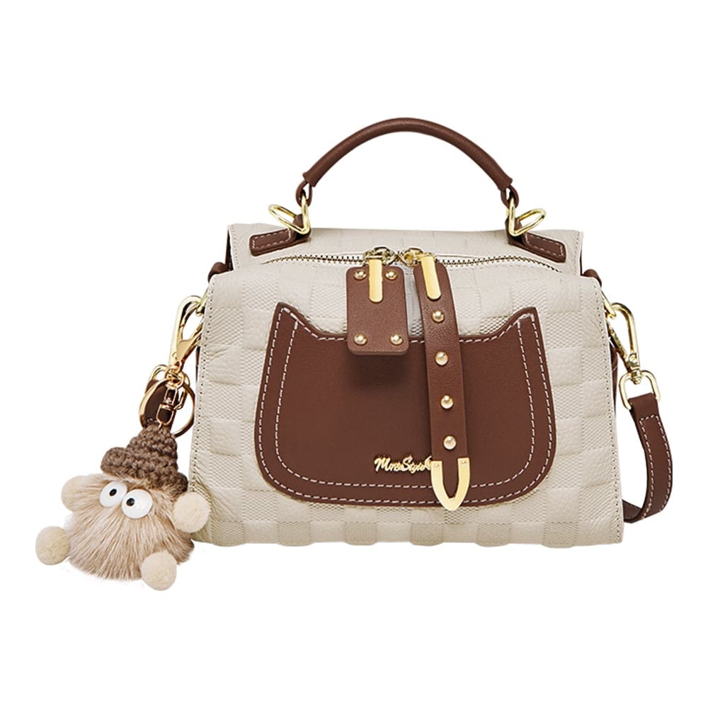 Nalandu - Sac à bandoulière 'Fashionable Color-Block Versatile Boston' pour Femmes
