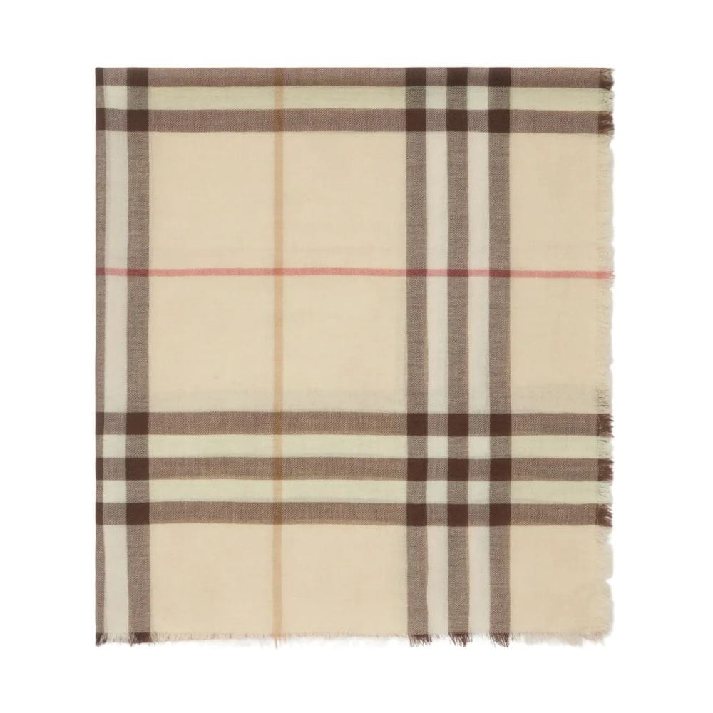 Burberry - Écharpe en laine 'Checked' pour Hommes