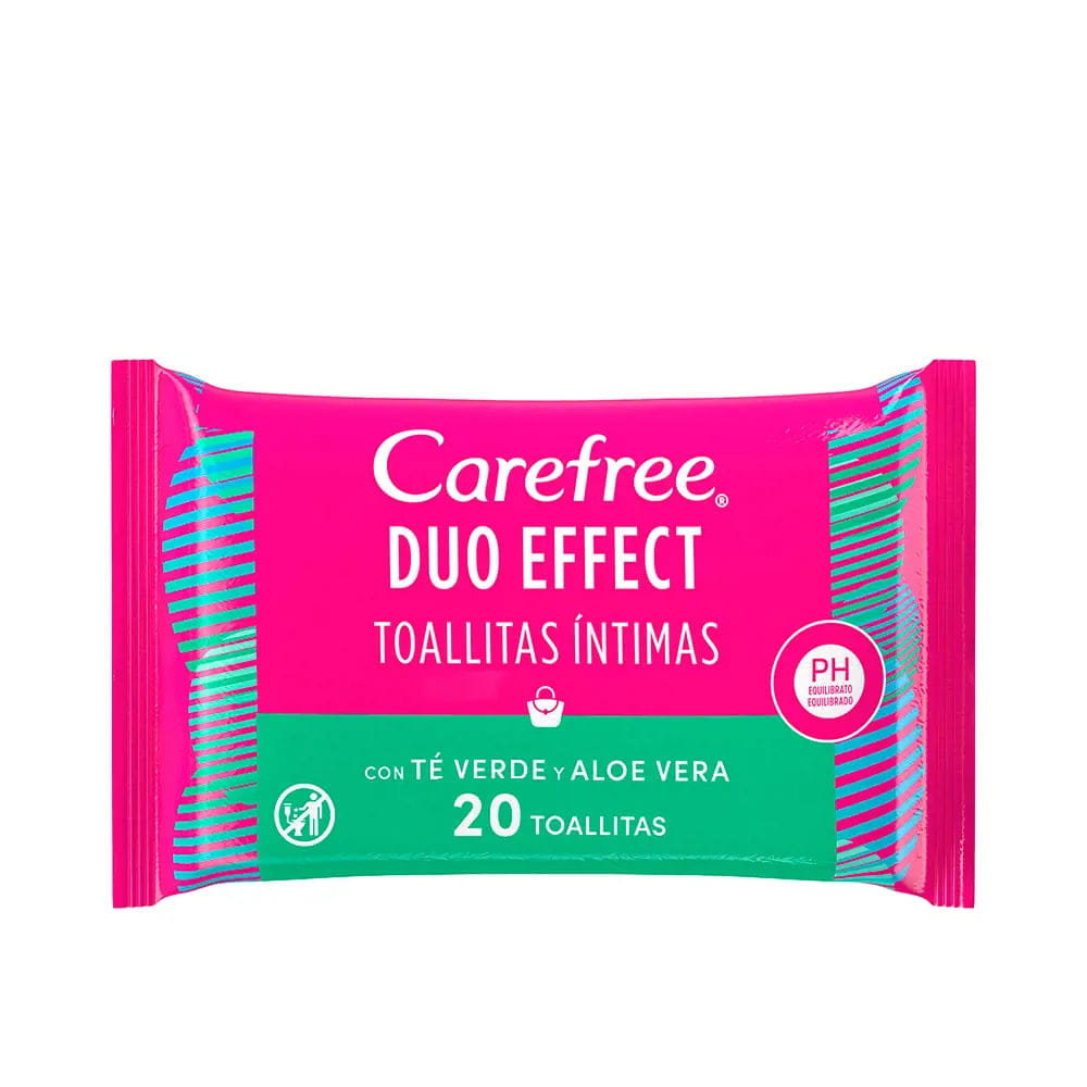 Carefree - Lingettes intimes 'Aloe Vera' - 20 Pièces