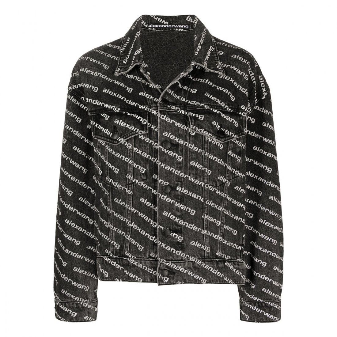 Alexander wang - Veste 'All-Over Logo' pour Femmes