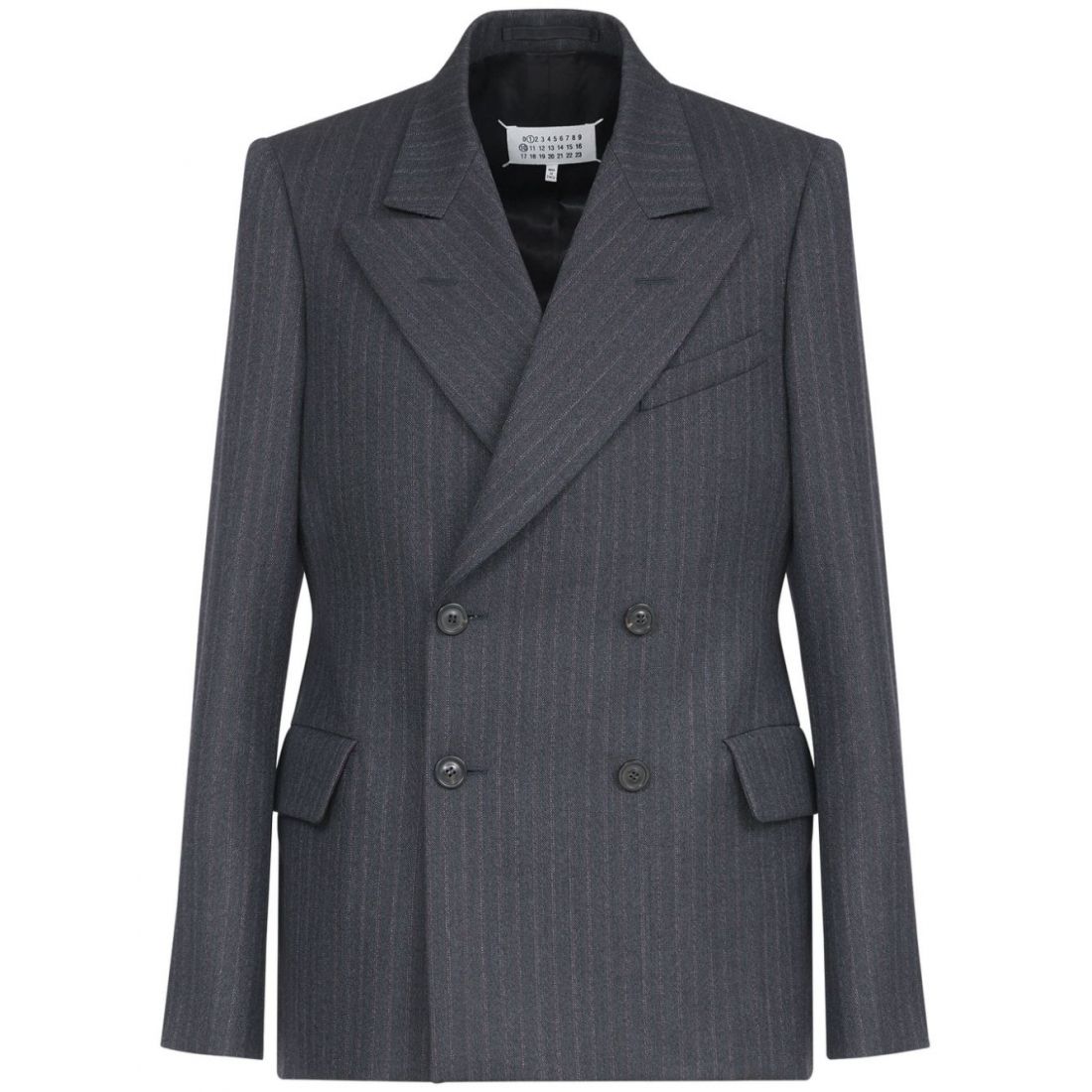 Maison margiela - Blazer 'Barathea Striped' pour Hommes
