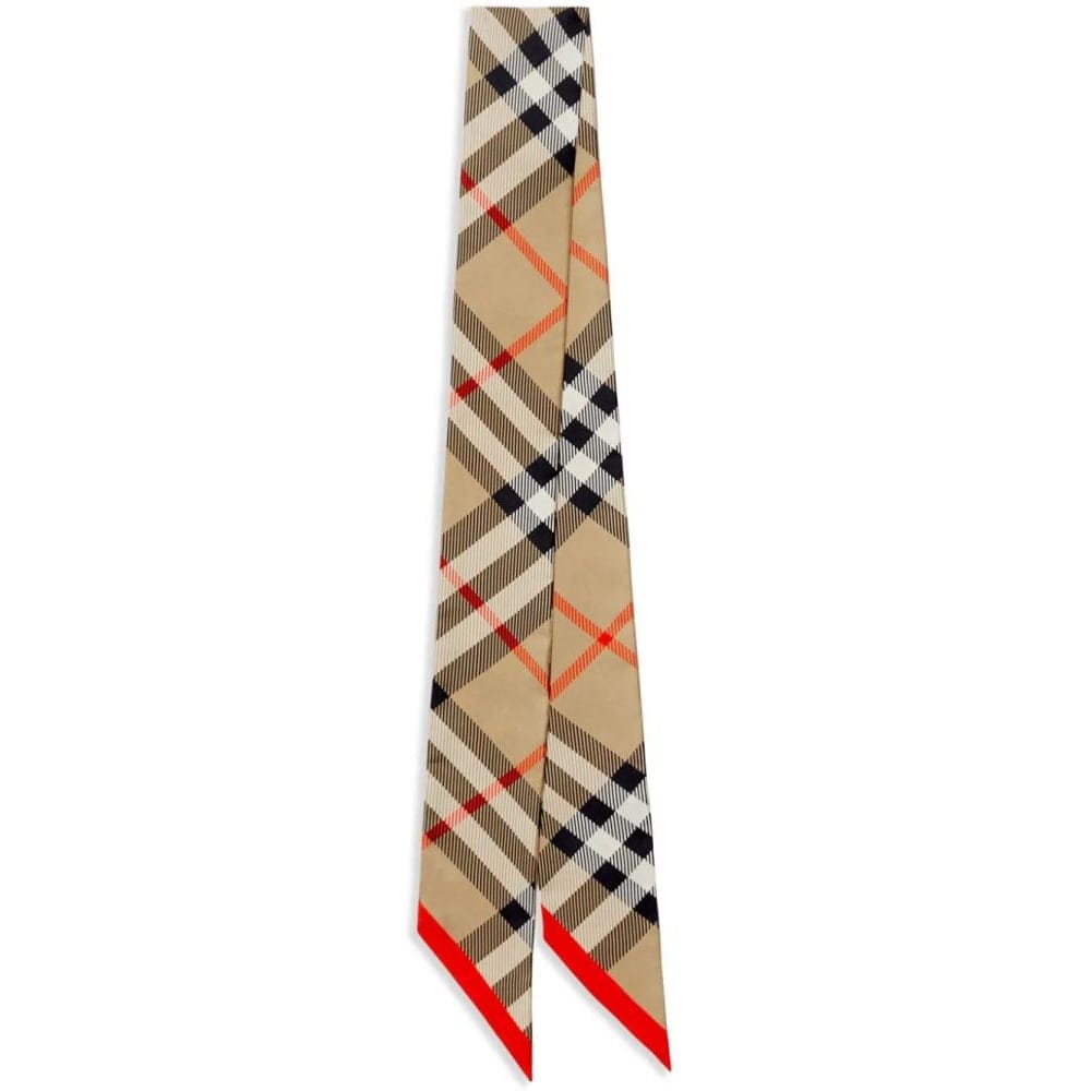 Burberry - Foulard en soie 'House Check' pour Femmes