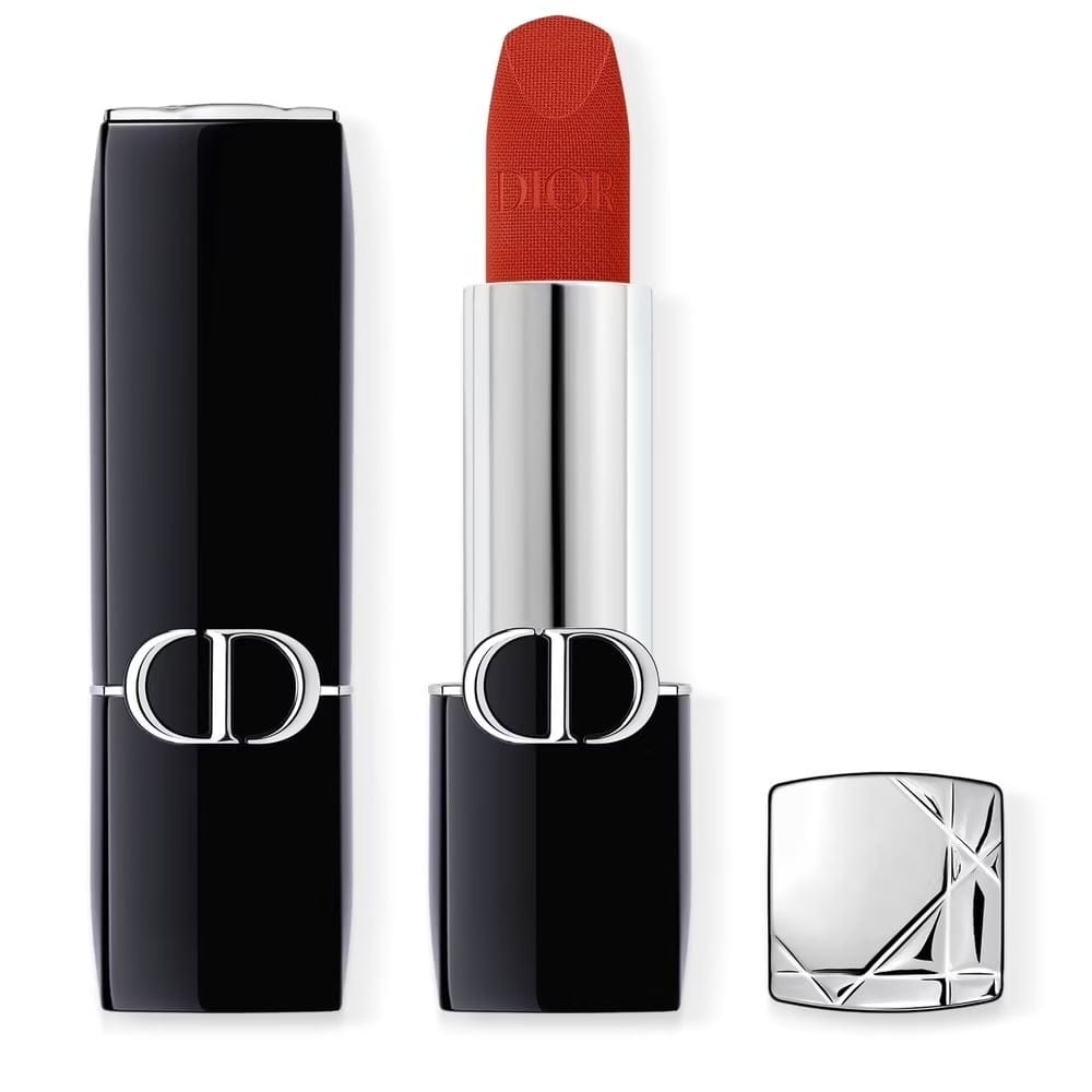 Dior - Rouge à lèvres rechargeable 'Rouge Dior Velvet' - 777 Fahrenheit 3.5 g