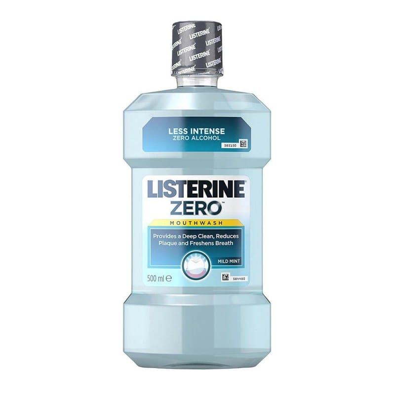 Listerine - Bain de bouche 'Zero 0% Alcohol Mild Mint' - 500 ml