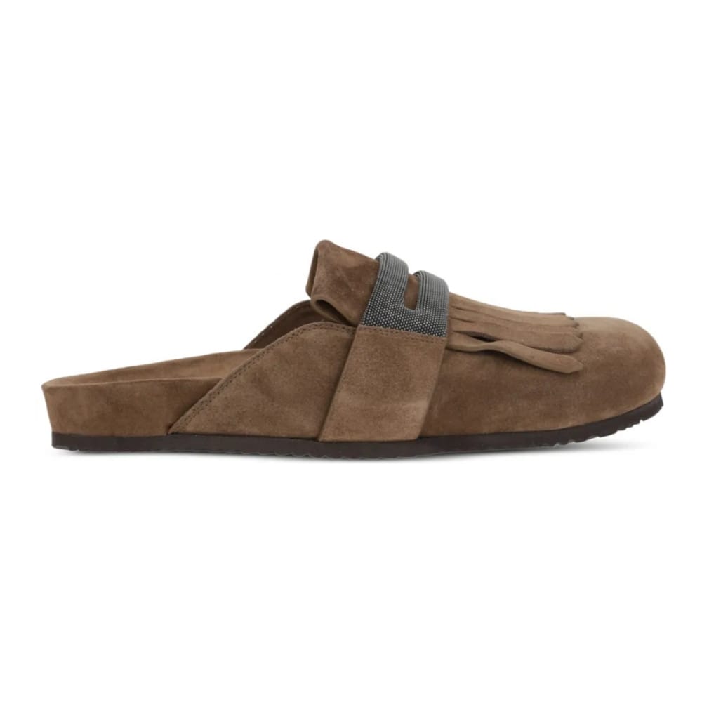 Brunello cucinelli - Mules 'Monili-Embellished' pour Femmes