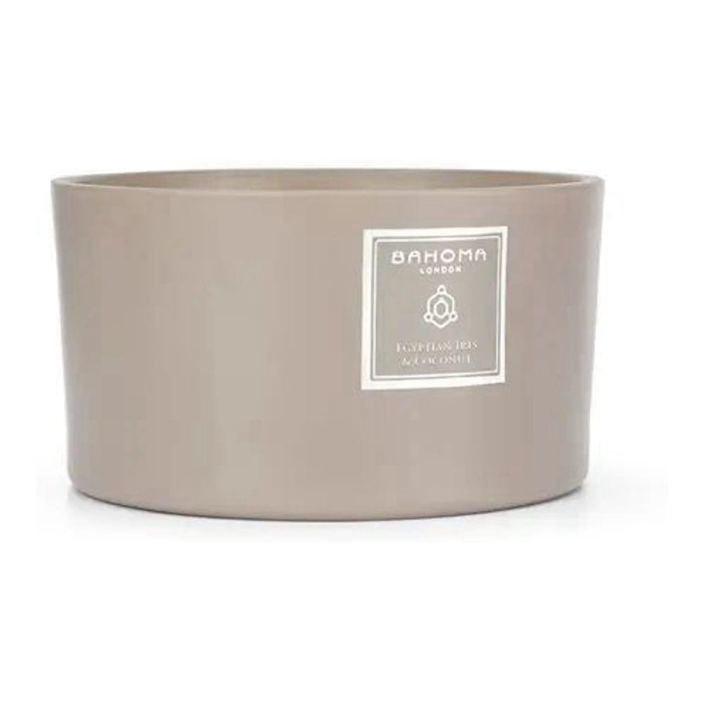 Bahoma london - Bougie 3 mèches 'Sand' - Egyptian Iris & Coconut 400 g