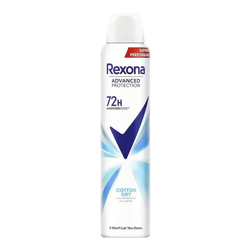 Rexona - Déodorant spray 'Advanced Protection 72h' - Cotton Dry 200 ml