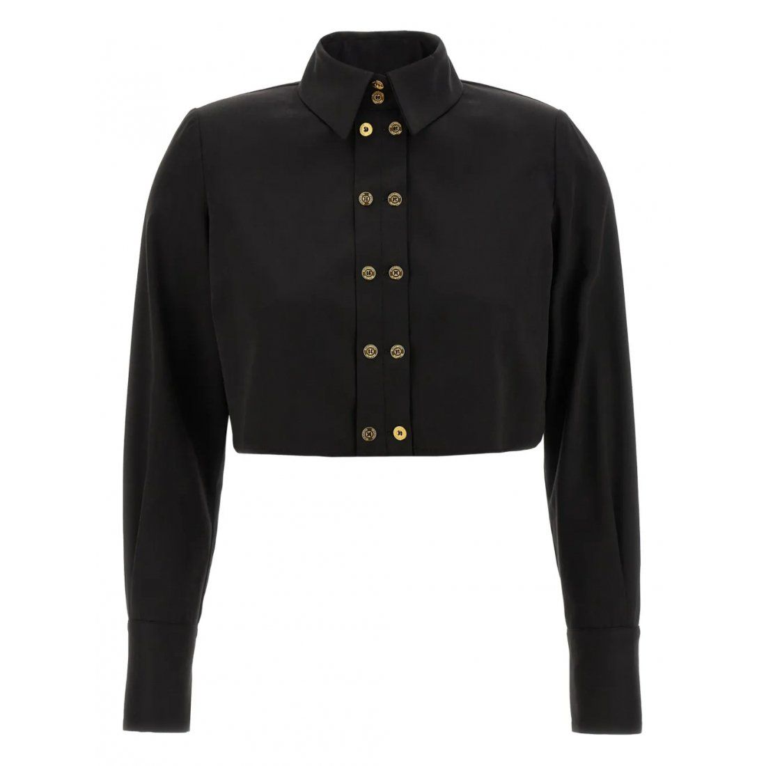 Elisabetta franchi - Chemise 'Padded-Shoulder Button-Front' pour Femmes