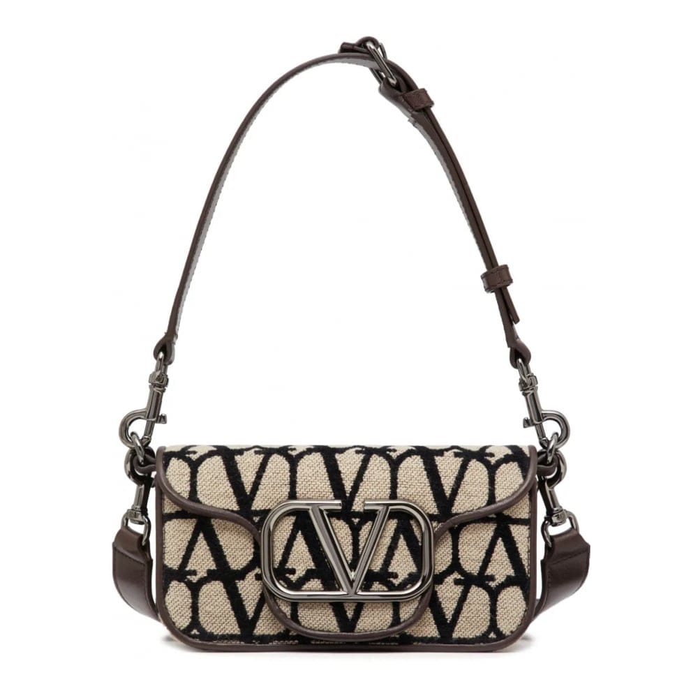 Valentino garavani - Sac à bandoulière 'Monogram-Pattern Logo-Plaque' pour Hommes