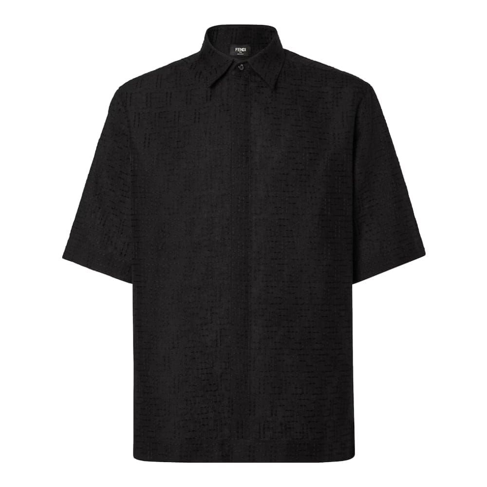 Fendi - Chemise à manches courtes 'FF' pour Hommes
