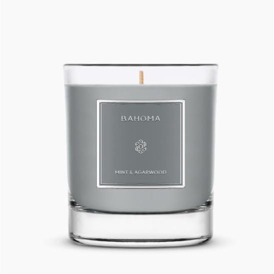Bahoma london - Bougie 'Ash Large' - Mint & Agarwood 220 g
