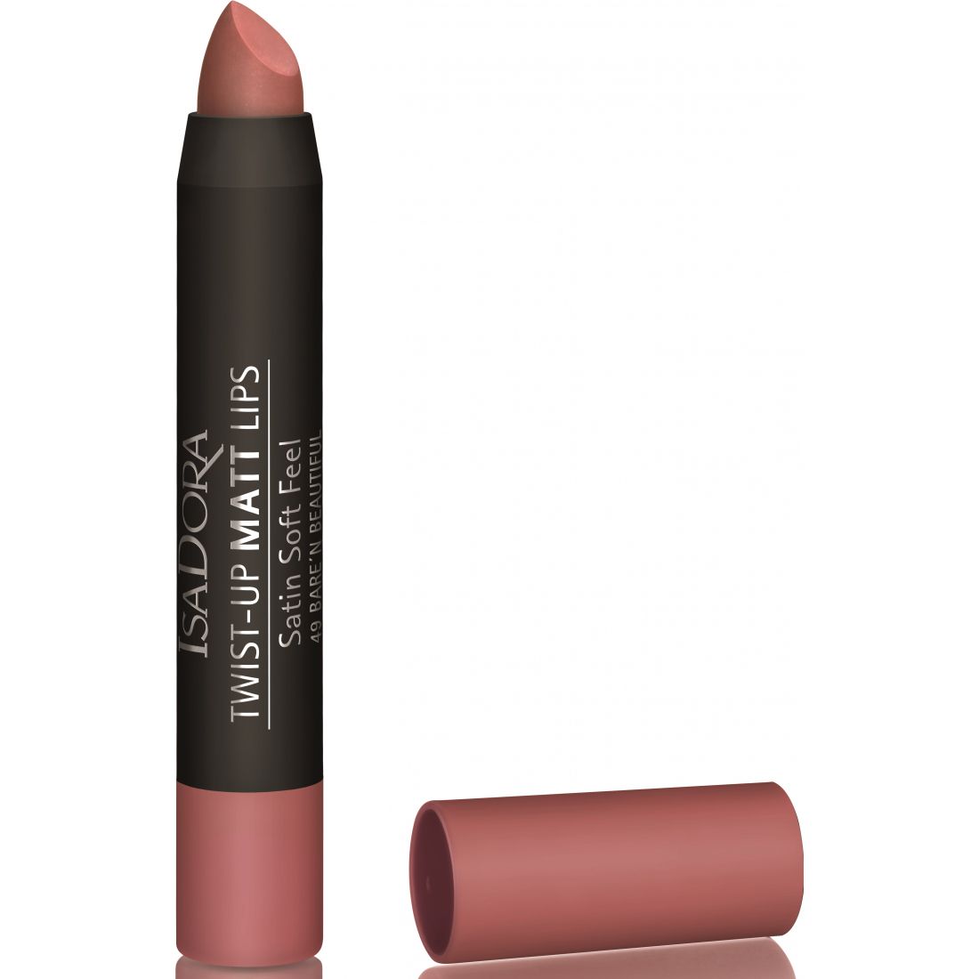 Isadora - Rouge à Lèvres 'Twist-Up Matt' - 49 Bare 'N Beautiful 3.3 g