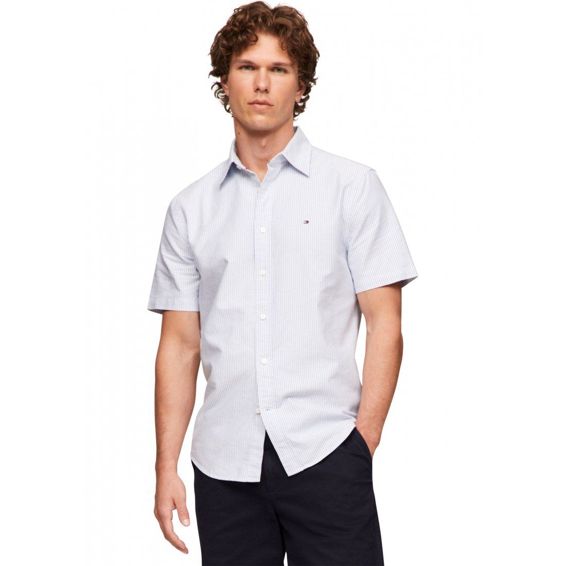 Tommy hilfiger - "Chemise à manches courtes 'Heritage Oxford Stripe' pour Hommes"
