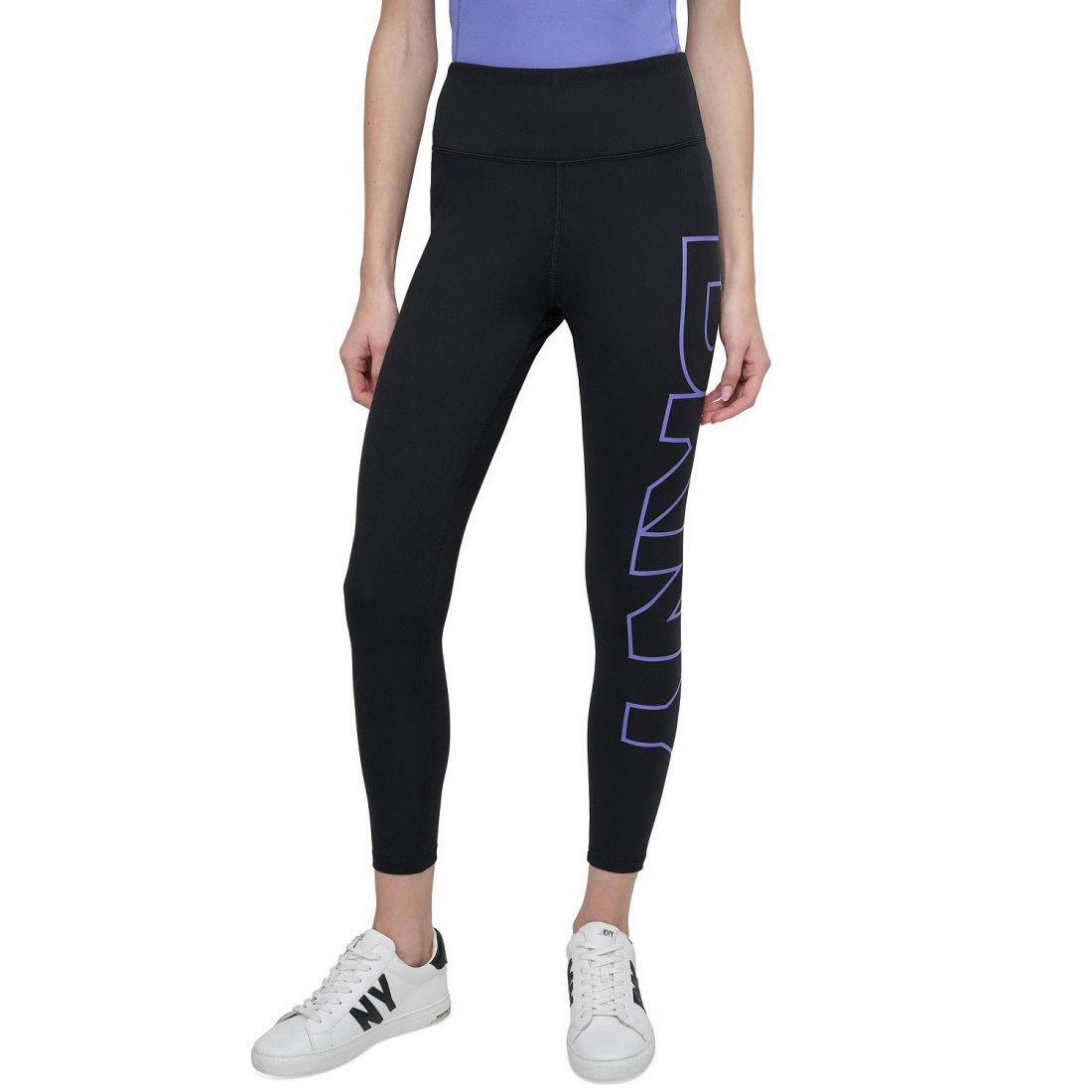 Dkny - Leggings 'Logo Balance Compression High-Waist' pour Femmes