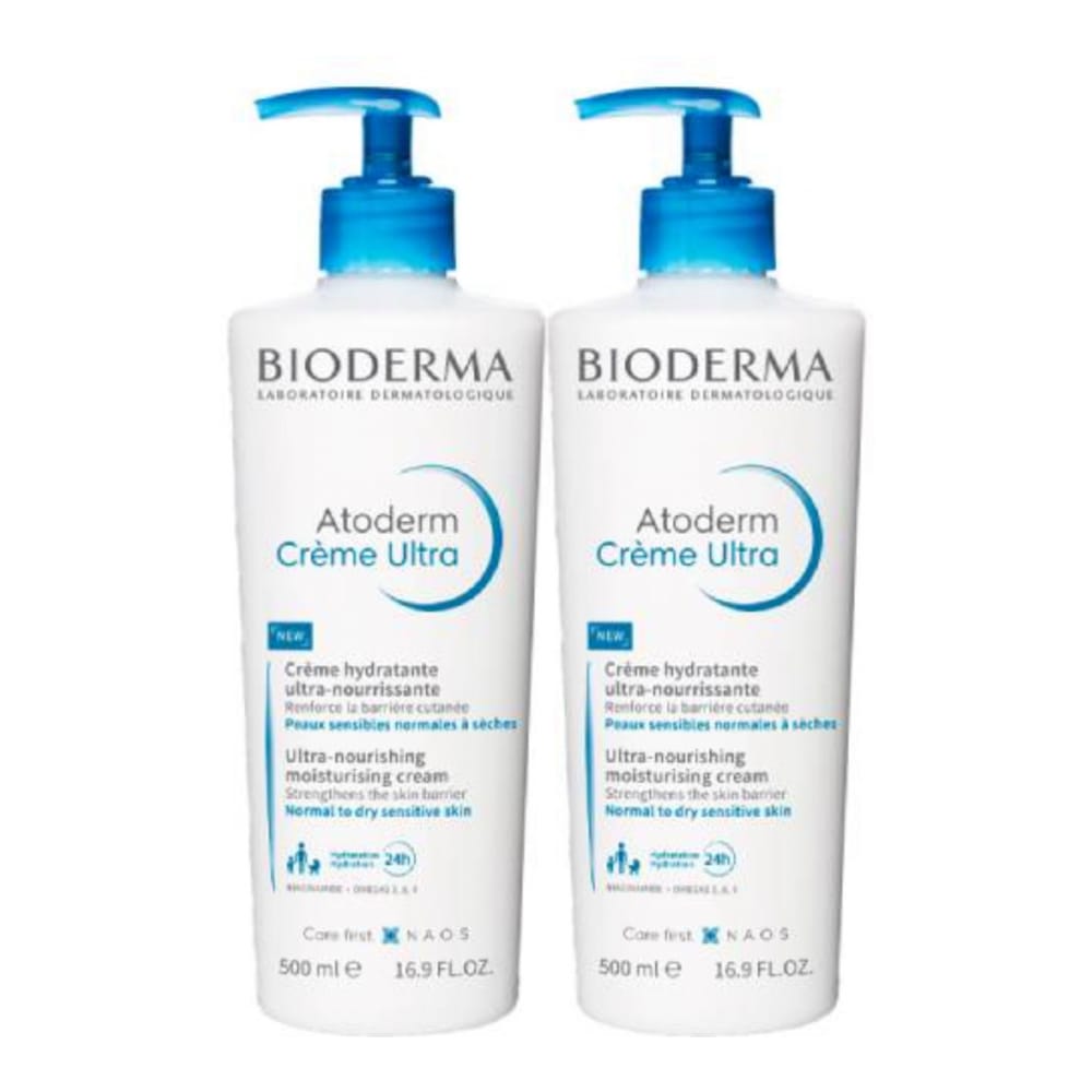 Bioderma - Atoderm Crème Ultra - 500 ml, 2 Pièces