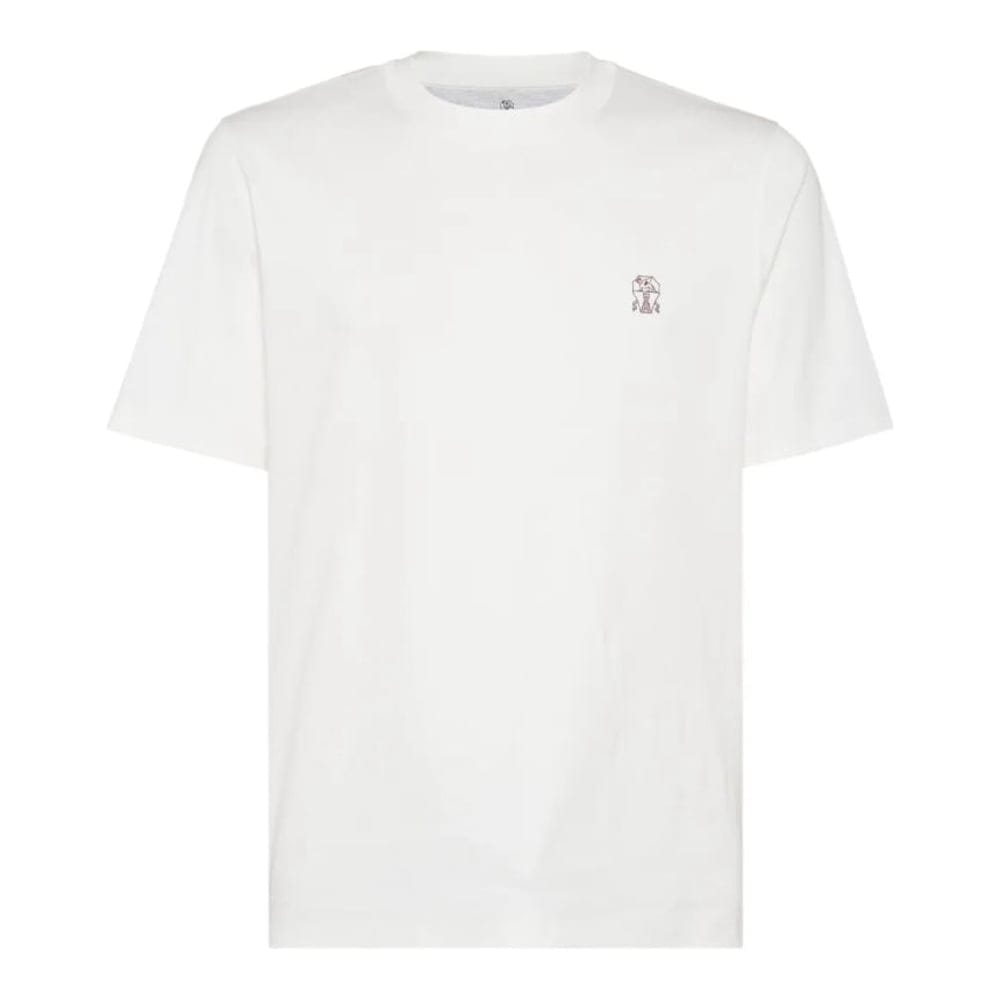 Brunello cucinelli - T-shirt 'Logo-Printed' pour Hommes