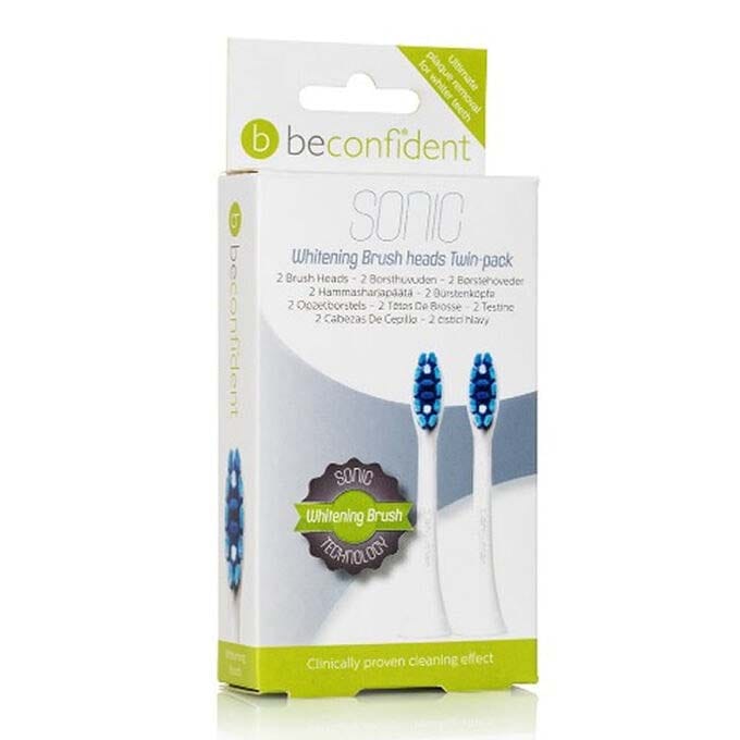 Beconfident - Set de tête de brosse à dents 'Sonic Whitening' - 2 Pièces