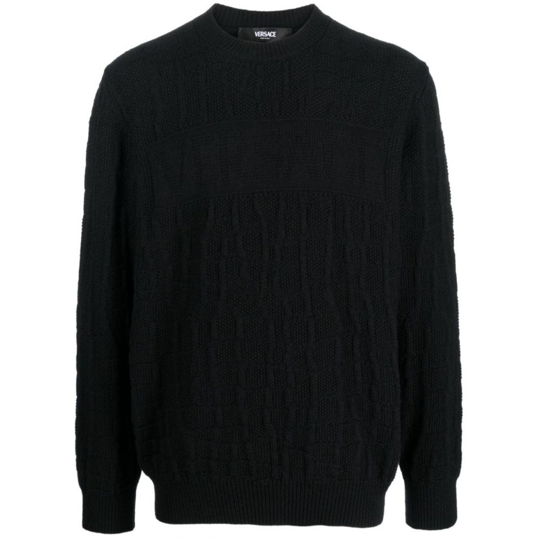 Versace - Pull 'Crocodile-Pattern' pour Hommes