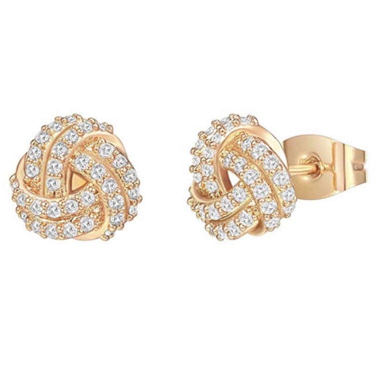 Liv oliver - Boucles d'oreilles 'Embelished Knot Stud' pour Femmes