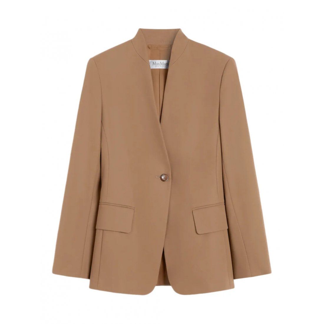 Max mara - Veste 'Stand-Collar Single-Button' pour Femmes