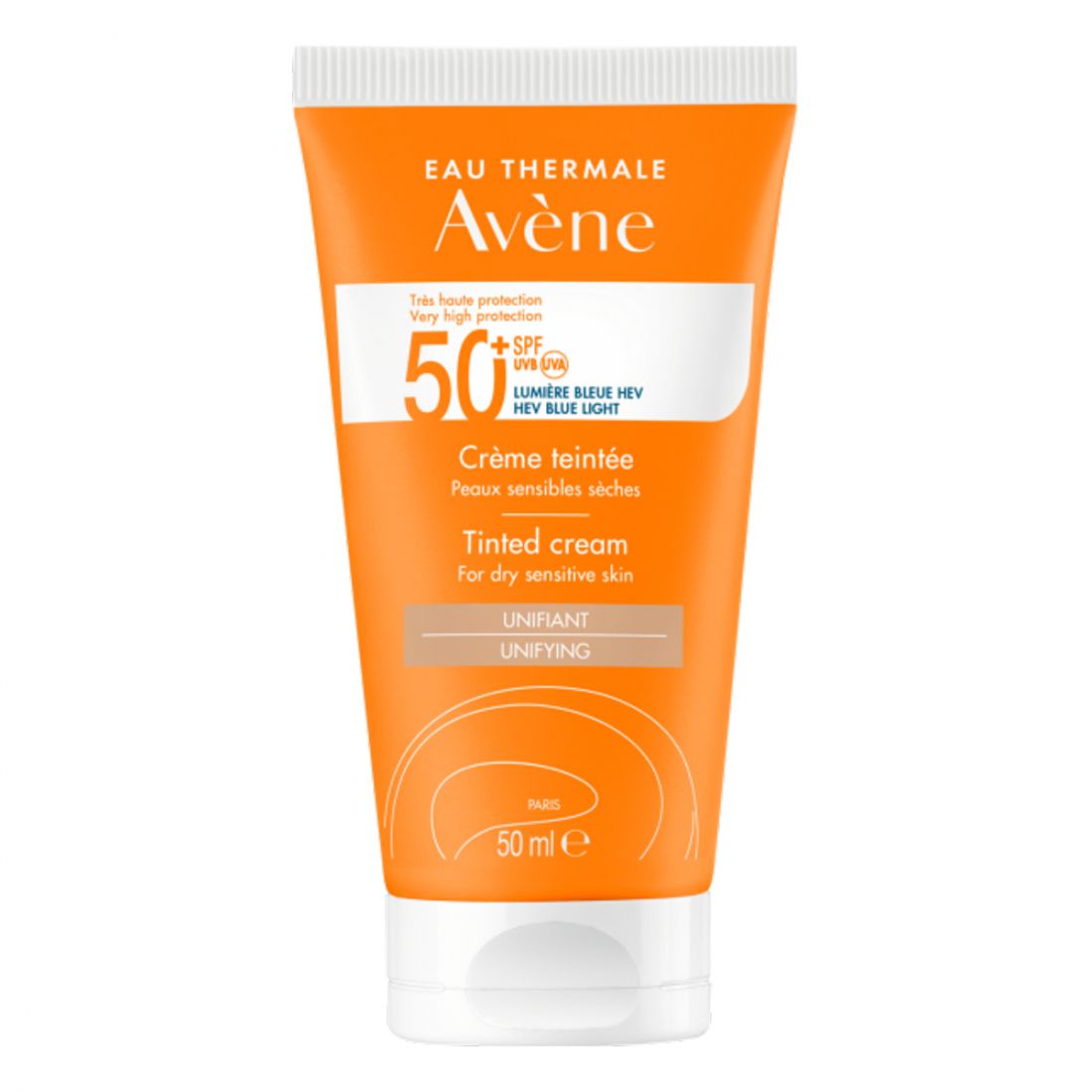 Avène - Crème solaire teintée 'Solaire Haute Protection SPF50+' - 50 ml