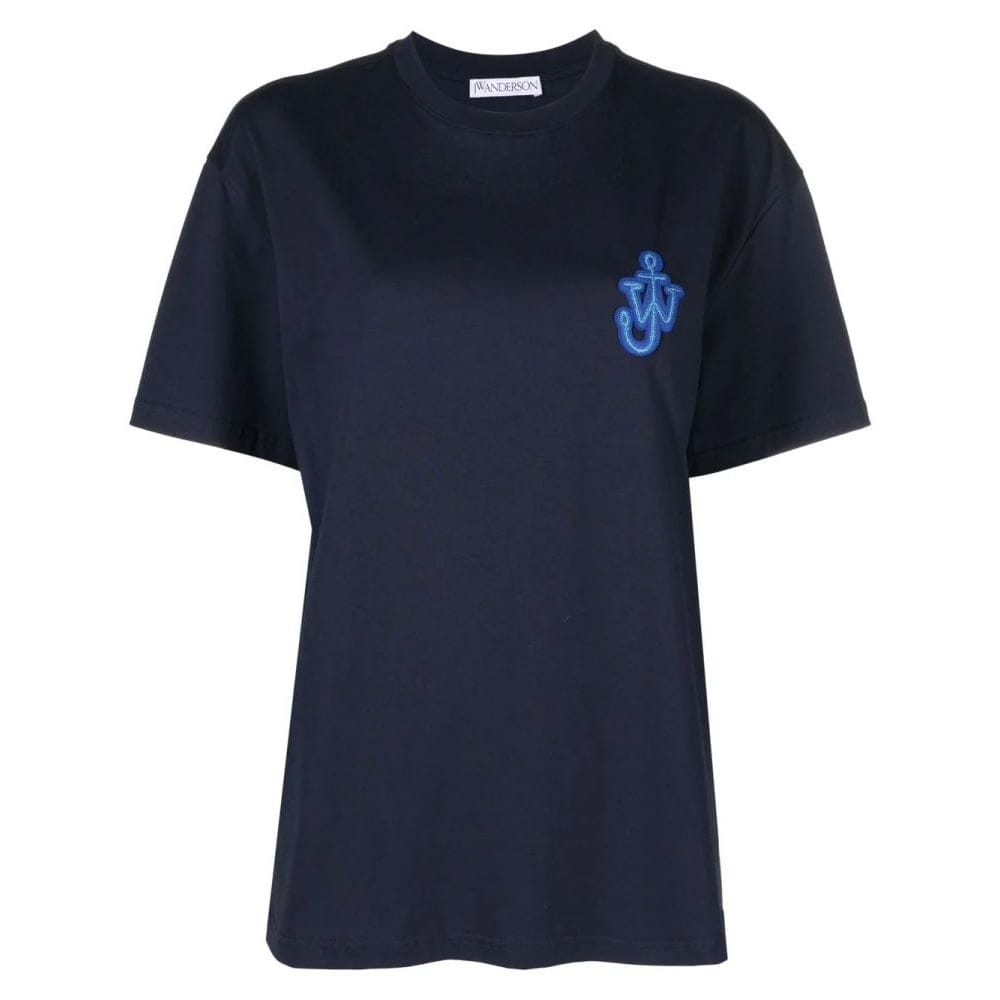 Jw anderson - T-shirt 'Anchor Logo-Patch' pour Hommes