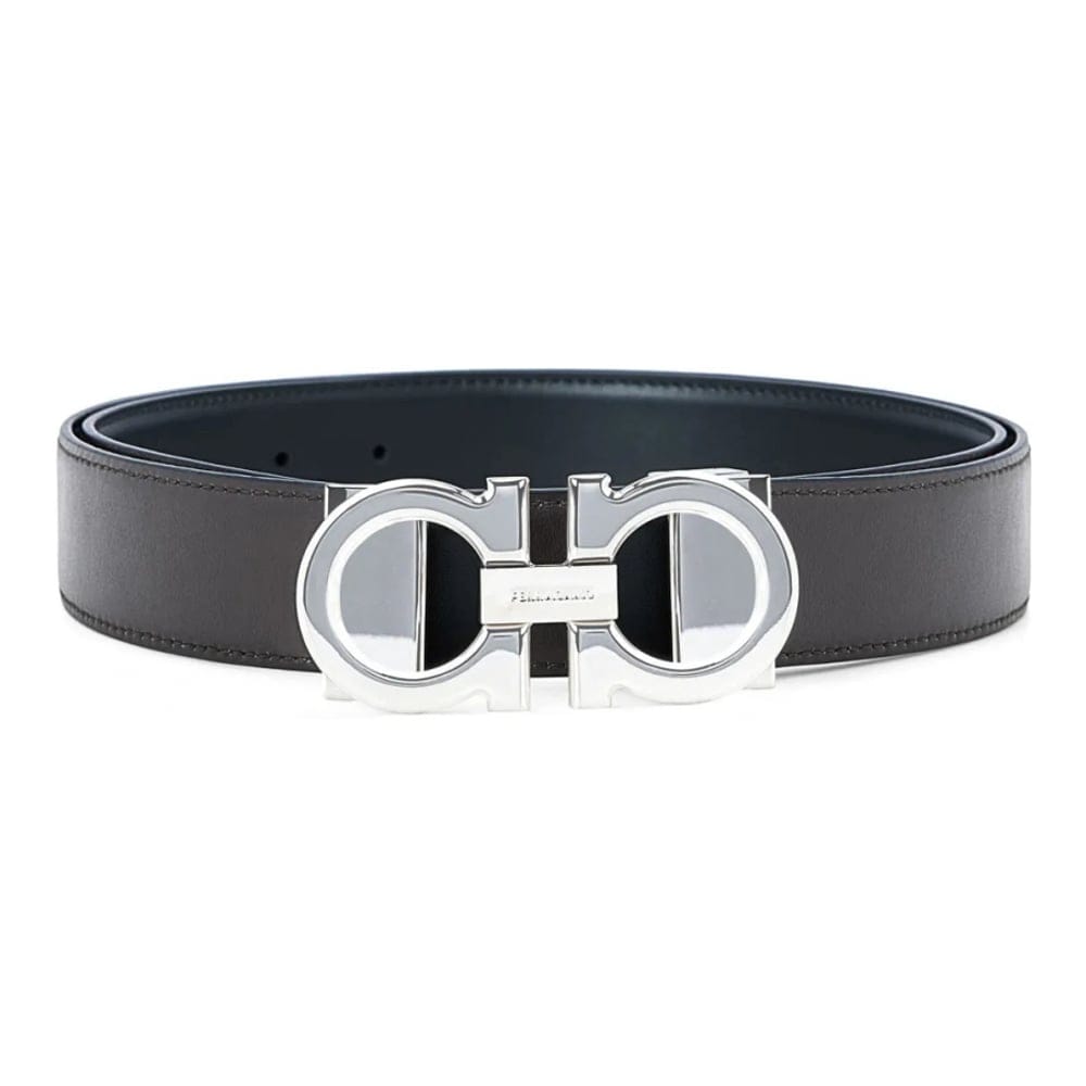 Ferragamo - Ceinture 'Gancini Reversible' pour Hommes