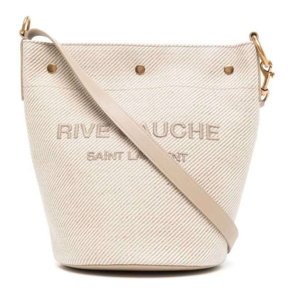 Saint laurent - Sac Cabas 'Logo-Embroidered' pour Femmes