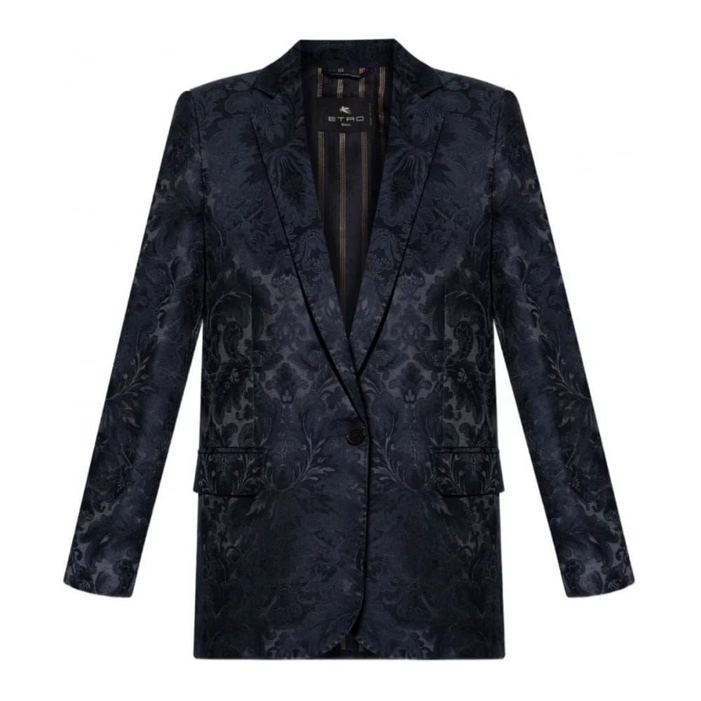 Etro - Blazer 'Floral-Pattern Single-Breasted' pour Femmes