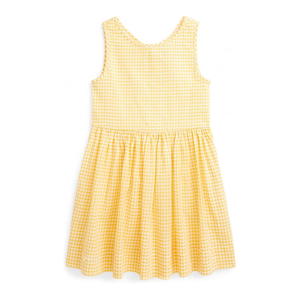 Ralph lauren kids - "Robe mini 'Gingham Cotton Seersucker' pour Petites filles"