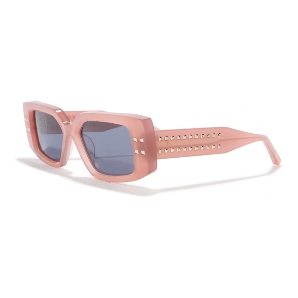 Valentino - '53mm Rectangular Sunglasses' pour Femmes